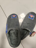大嘴猴（paul frank）棉拖鞋男士秋冬季室内家居拖鞋毛绒保暖厚底棉鞋男款深灰290PF607 实拍图