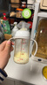 贝亲（Pigeon）自然离乳 PPSU重力球吸管双把手奶瓶 240mL  6月+ AA252 实拍图