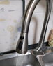 日丰厨房抽拉水龙头304不锈钢冷热抽拉式三出水万向枪灰水槽龙头 实拍图