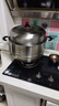 美厨（maxcook）不锈钢蒸锅 36cm二层蒸锅汤锅复底 高盖感温燃气电磁炉通用MCZ016 实拍图