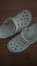 卡骆驰（CROCS）洞洞鞋贝雅卡骆班轻便耐磨一脚蹬休闲鞋|205089 冬日白/彩色-1LI 44 (280mm) 实拍图