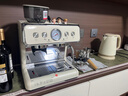 Barsetto【品牌补贴15%】百胜图二代2S带称咖啡机双加热意式商用全半自动家用奶泡电动现磨豆研磨一体机 米白色 实拍图