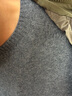 优衣库男装女装柔软绵羊毛圆领针织衫/长袖毛衣毛衫25新款478541 07 青灰色 L /175/100A 实拍图