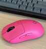 GPW四代 无线游戏鼠标 HERO 2传感器 对称设计 电竞级无线技术 朱雀（粉色） 实拍图