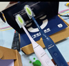 飞利浦（PHILIPS）电动牙刷S3 生日礼物 情侣款送男生/女友 柔和亮白刷头小羽刷 5种模式 绝绝紫HX2471/02  实拍图