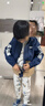 Levi's【小软壳加绒】李维斯儿童三防风衣男女童冬季童装防风保暖外套 深靛蓝 130 /64 【建议身高116-122cm】 实拍图