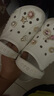 卡骆驰（CROCS）洞洞鞋贝雅男鞋女鞋轻便耐磨一脚蹬拖鞋休闲鞋|10126 白-100 37 /38(230mm) 实拍图