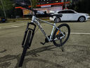 京东京造 XC350山地自行车铝合金禧玛诺21速油压碟刹成年人学生17寸时空银 实拍图