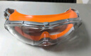 TA护目镜防雾防风沙防花粉尘可套近视眼镜全密封防尘骑车防护眼镜出行旅游登山 1副装橙色 实拍图