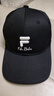 FILA FUSION斐乐潮牌棒球帽中性休闲鸭舌帽网球运动遮阳帽 深黑-BK XS 实拍图