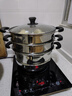 美厨（maxcook）三层蒸锅28CM 不锈钢蒸锅加厚复底蒸煮两用 燃气电磁炉通用 实拍图