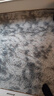 梦蜓 长绒丝毛客厅地毯 亲肤防滑不掉毛 简约银灰 160*230cm 实拍图
