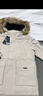 骆驼（CAMEL）户外极寒派克工装毛领情侣款羽绒服保暖加厚中长款外套 实拍图