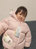 巴拉巴拉童装儿童羽绒服宝宝男女童2025冬装新款婴儿外套保暖上衣泡芙羽绒 粉色小苹果60356-白鸭绒 100 （充绒量81g 适合2-3岁） 实拍图
