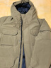 优衣库男装女装高级保暖羽绒茄克冰雪羽绒户外连帽外套477136 56 橄榄色 XL /180/108B 实拍图