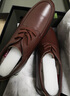 奥康（Aokang）休闲商务加绒保暖棉鞋简约舒适皮鞋103021038棕色41码 实拍图