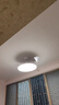 欧普（OPPLE）风扇灯吊扇灯遥控LED照明Ra98餐厅卧室吊灯变频低噪包安装 冰风白 实拍图