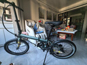 大行（DAHON）经典P8折叠自行车成人20英寸8速男女式通勤运动单车KBC083 消光灰绿【JD定制版】 实拍图