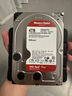 西部数据（WD）NAS机械硬盘 WD Red Plus 西数红盘 4TB 私有云5400转256MB SATA CMR垂直网络存储3.5英寸WD40EFPX 实拍图