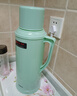 SIMELO保温壶大容量72H骄子保温瓶玻璃内胆热水瓶学生宿舍暖壶2L抹茶绿 实拍图