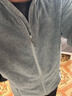 迪卡侬（DECATHLON）保暖户外抓绒衣外套男女运动宽松秋摇粒绒外套冲锋衣内胆 男款-全拉链-深灰色 XL 实拍图