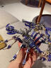 机械昆虫可动仿真蝎子精密金属拼装模型立体拼图创意diy手工玩具 【紫魔蝎】限时特价 实拍图