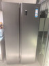 海尔（Haier）【新品】海尔冰箱双开门对开门纤薄一级能效双变频风冷无霜干湿分储大容量家用智能 补贴20% 617升+黑金净化系统+90°开门悬停 实拍图