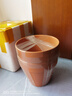 红陶花盆绿植盆栽国际盆工厂陶瓷花盆盆多肉育苗盆多肉花盆有孔 20X18cm（2个装） 实拍图