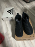 adidas ADIPUFF面包鞋保暖防滑耐磨柔软中帮棉鞋阿迪达斯轻运动   黑色/碳黑/皇家蓝   42 实拍图