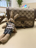 CALWAN KEODH包包女包新款2025斜挎包单肩包轻奢百搭时尚生日礼物送女友老婆 【咖啡色】高档时髦复古小方包实用走心女生闺蜜 实拍图