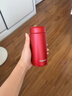 富光 保温杯小巧可爱便携少女316不锈钢迷你水杯简约保温瓶礼物送女友 魅影红200ml+升级316L材质 实拍图