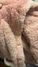 多妙屋儿童睡衣秋冬女童珊瑚绒套装法兰绒亲子家居服 99090粉色 110cm  实拍图