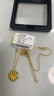 周六福牡丹花黄金项链足金999吊坠生日礼物计价AC062228约5.26g42+2cm 实拍图