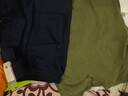 马登工装美式P44针织短裤男大口袋运动五分卫裤阿美咔叽日系休闲裤夏 藏青色 L 实拍图