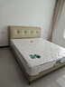 全友家居 头层牛皮床奶油风床头软包靠背卧室家用1.8米双人床政府补贴 实拍图
