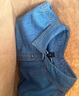 优衣库女装牛仔工装衬衫/长袖水洗产品外套通勤休闲480004 67 海蓝色 L 实拍图