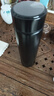 炊大皇 保温杯 316L医用级不锈钢茶水分离商务便携保温杯 黑色 490ml 实拍图