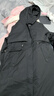 坦博尔轻薄羽绒服女短款连帽百搭休闲秋冬女士外套 黑色 4XL(190) 实拍图