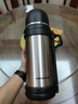 炊大皇保温壶304不锈钢真空长效保温户外旅行壶大容量暖水瓶 钢本色2L 实拍图