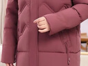 雅鹿奶奶冬装羽绒服女复古盘扣60岁70老人冬季衣服中老年妈妈外套 1890豆沙紫厚款 4XL 推荐145-160斤 实拍图