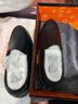 老人头（LAORENTOU）商务休闲皮鞋男春秋季透气软底牛皮正装婚礼鞋爸爸鞋 A90192 黑43 实拍图