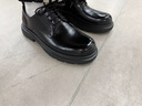 意尔康男鞋皮鞋男春秋季英伦德比鞋男厚底商务大头正装皮鞋新郎皮鞋 黑色 41 实拍图