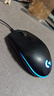 罗技（G）G102第二代游戏鼠标 RGB流光灯效鼠标 轻量化  游戏级8000DPI传感器 黑色 200-8000DPI 实拍图