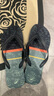 迪卡侬人字拖男拖鞋沙滩鞋耐磨舒适sbt藏青树叶45~46码4485562 实拍图