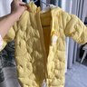 巴拉巴拉童装婴儿连体衣轻薄羽绒服宝宝衣服2025冬装抱衣爬服男童女童萌趣 黄色雪人-白鸭绒 80 cm-充绒量41g 实拍图