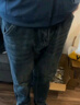 大嘴猴（paul frank）牛仔裤男士秋冬季美式宽松裤子男裤阔腿休闲裤男 怀旧蓝色 38 实拍图