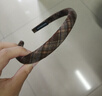 柚芳秋冬美拉德高级感毛呢格子细发箍女新款洗脸头箍气质外出百搭发箍 咖色格纹发箍【1个装】 实拍图