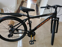 凤凰上海凤凰山地车自行车男士女式学生成人变速宽胎越野公路赛单车 【钢架/全套竞速轴承】条轮浅灰 24寸24速【建议身高138-168cm】 实拍图