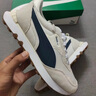彪马（PUMA）复古跑鞋|舒适运动鞋男女新款冬休闲鞋RIDERFV391925 纯白色-午夜蓝-03 42 实拍图