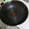 苏泊尔（SUPOR）炒锅 99.9%抗菌不锈钢炒菜锅32cm蜂窝平底煎炒锅电磁炉燃气灶通用 实拍图